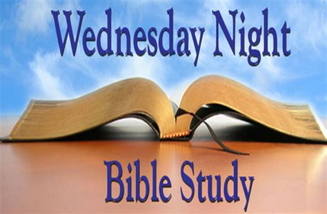 bible study on wednesday